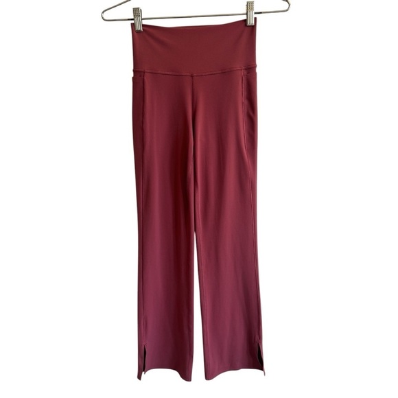 Athleta Transcend Stash Straight Leg Pant, Berry Rose, Size S - Picture 5 of 12
